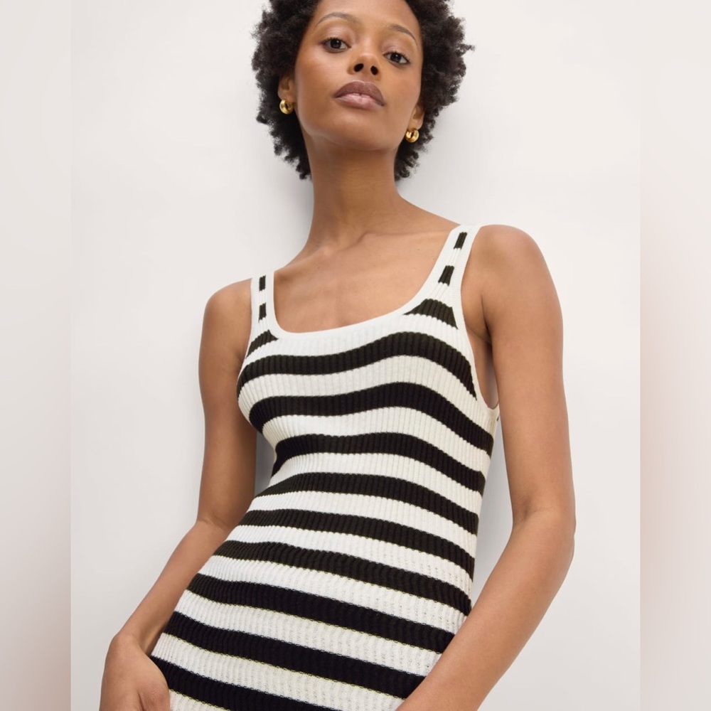 Everlane The Crochet Knit Tank Dress, size medium - Picture 3 of 10